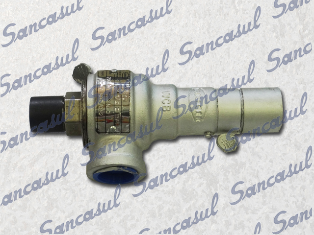 VÁLVULA DE SEGURANÇA 1/2" X 3/4" REG. 19 KG - A